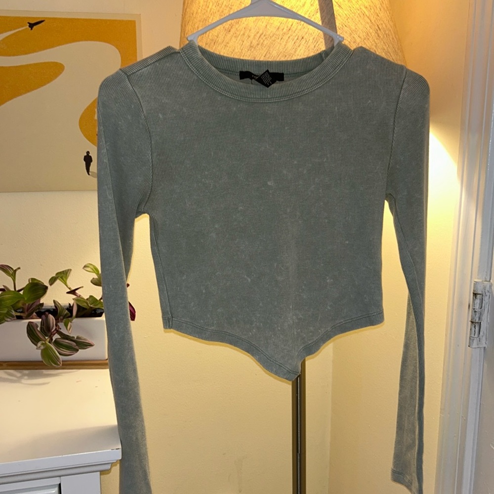 Long sleeve forever, 21 crop top